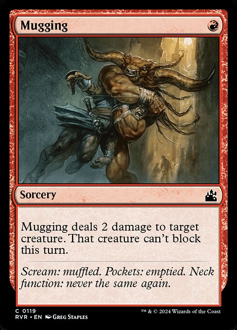 Mugging - Ravnica Remastered Magic card