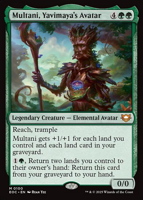 Multani, Yavimaya's Avatar - Edge of Eternities Commander Magic card