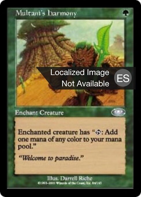 ムルタニの融和 (Multani's Harmony) - Planeshift (#84) - Illustrated by Darrell Riche - Magic: The Gathering Card