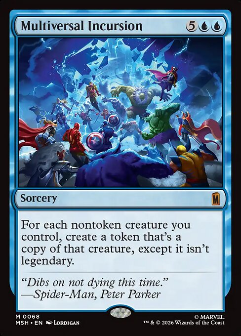 Multiversal Incursion - Marvel Super Heroes Magic card