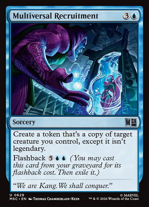 Multiversal Recruitment - Marvel Super Heroes Commander Magic card