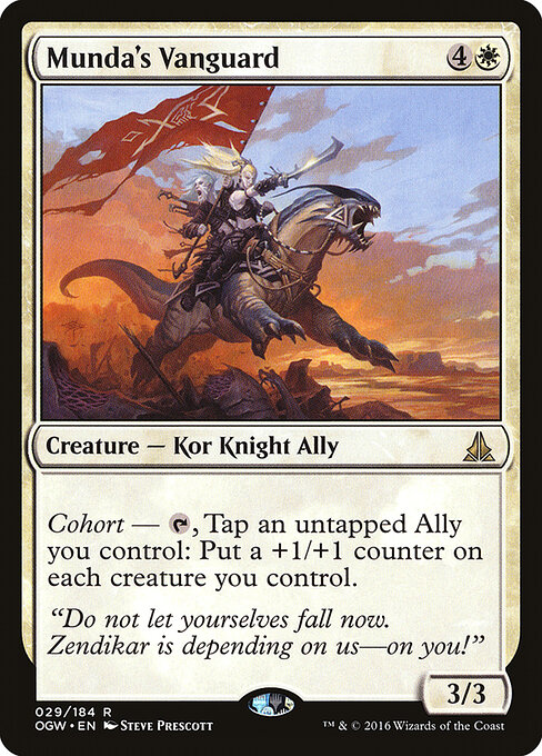 Munda's Vanguard - Oath of the Gatewatch Magic card