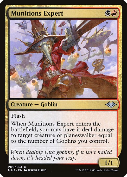 Munitions Expert - Modern Horizons Magic card