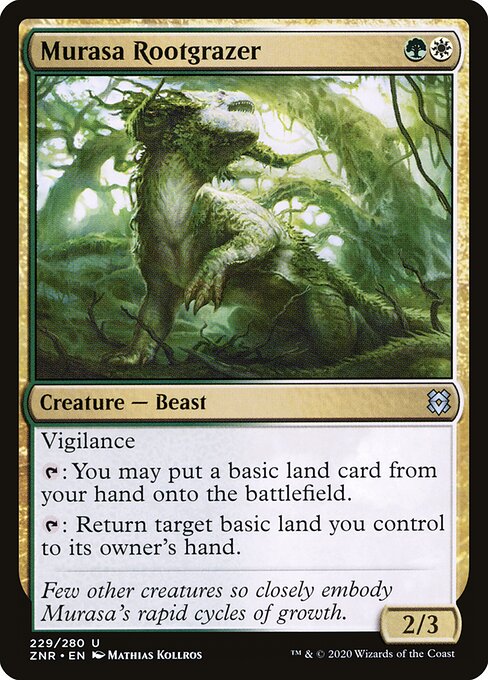 Murasa Rootgrazer - Zendikar Rising Magic card