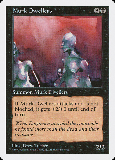 Murk Dwellers - Fifth Edition (#180) - Illustrated by Drew Tucker - Magic: The Gathering Card