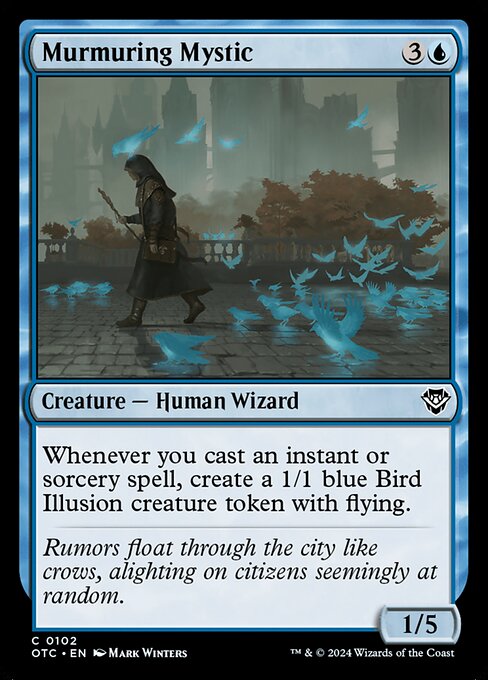Murmuring Mystic - Outlaws of Thunder Junction Commander Magic card