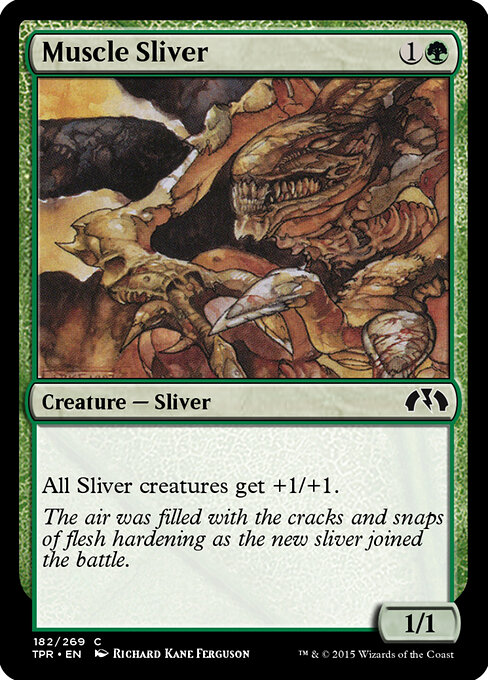 Muscle Sliver - Tempest Remastered Magic card
