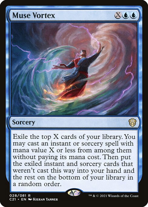 Muse Vortex - Commander 2021 Magic card