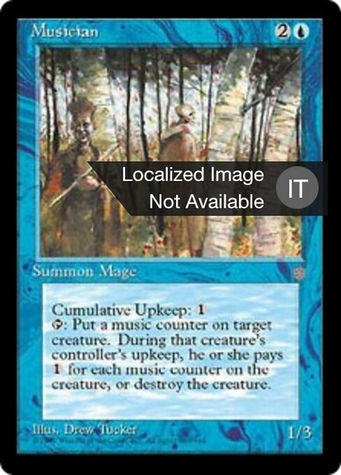 Musician - Masters Edition II (#56) - Illustrated by Drew Tucker - Magic: The Gathering Card