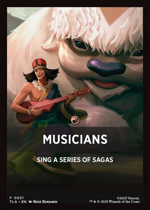 Musicians - Avatar: The Last Airbender Jumpstart Front Cards (#31) - Magic: The Gathering Card