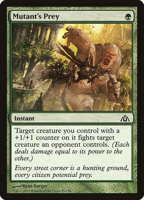 Mutant's Prey - Dragon's Maze Magic card