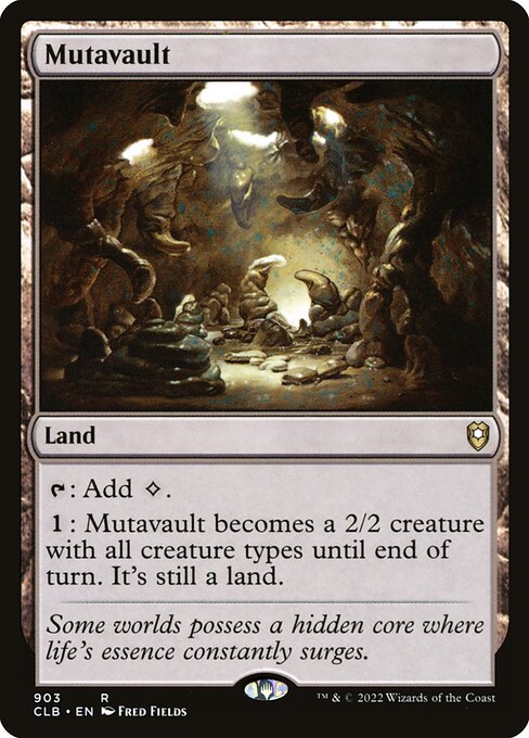 Mutavault - Commander Legends: Battle for Baldur's Gate (#903) - Illustrated by Fred Fields - Magic: The Gathering Card