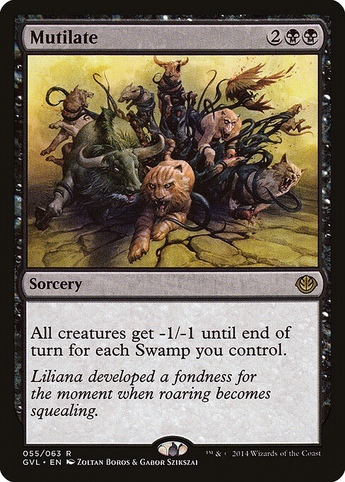 Mutilate - Duel Decks Anthology: Garruk vs. Liliana Magic card