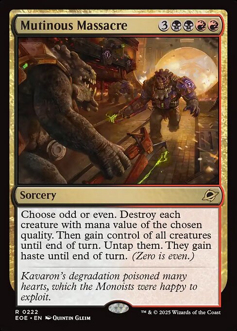 Mutinous Massacre - Edge of Eternities Magic card