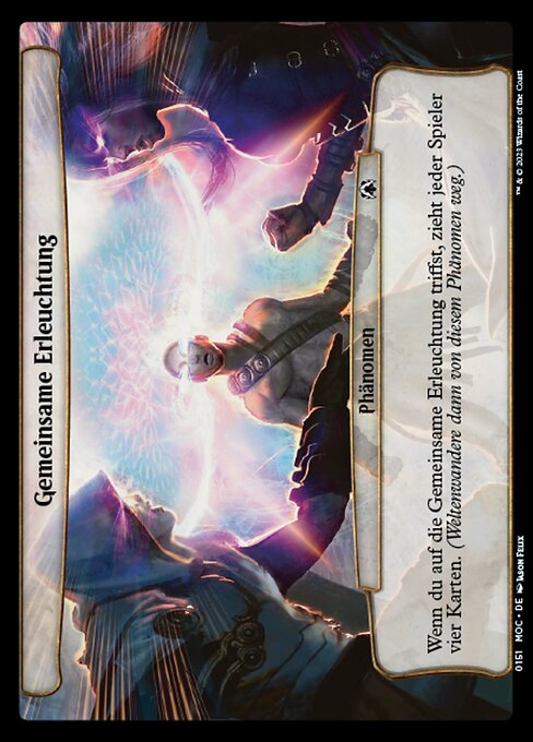 Gemeinsame Erleuchtung (Mutual Epiphany) - March of the Machine Commander (#151) - Illustrated by Jason Felix - Magic: The Gathering Card