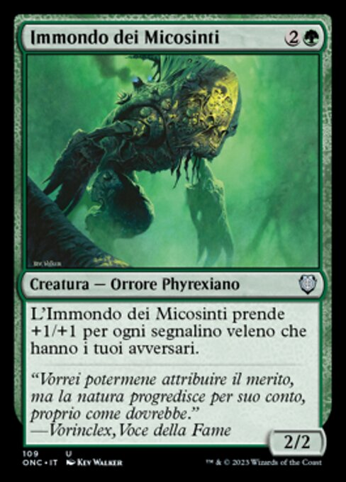 Mycosynthunhold (Mycosynth Fiend) - New Phyrexia (#117) - Illustrated by Kev Walker - Magic: The Gathering Card