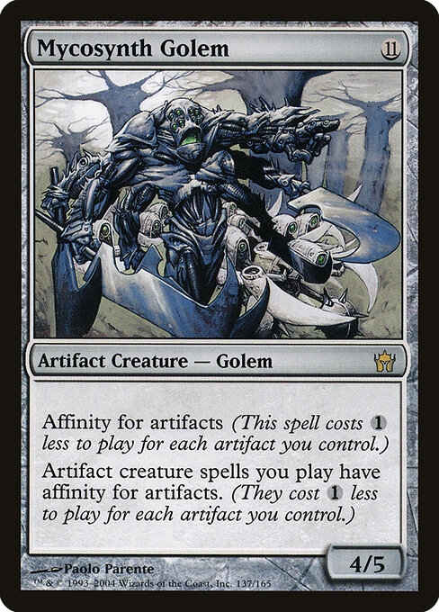 Mycosynth Golem - Fifth Dawn Magic card