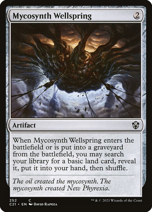 Mycosynth Wellspring - Commander 2021 Magic card