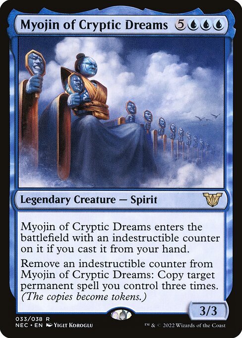 Myojin of Cryptic Dreams - Neon Dynasty Commander Magic card