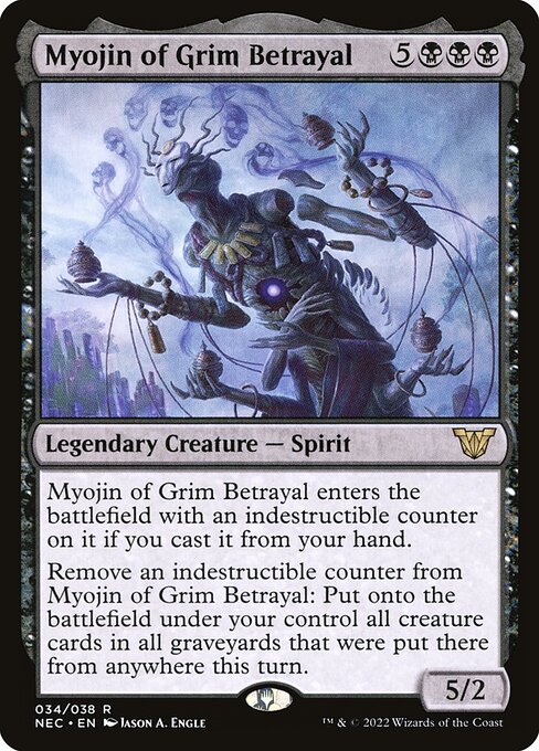 Myojin of Grim Betrayal - Neon Dynasty Commander Magic card