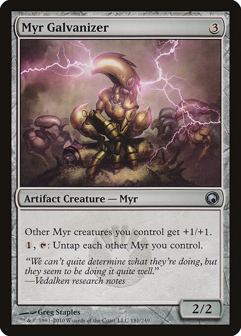 Myr Galvanizer - Scars of Mirrodin Magic card