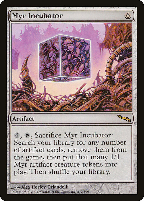 Myr Incubator - Mirrodin Magic card