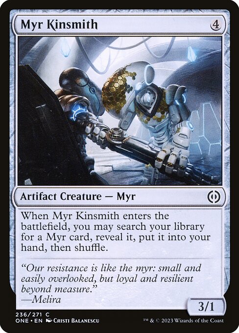 Myr Kinsmith - Phyrexia: All Will Be One Magic card