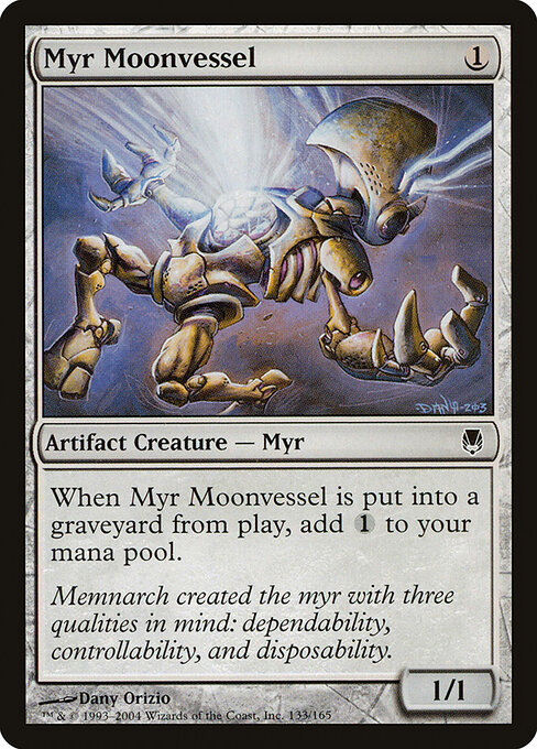 Myr Moonvessel - Darksteel Magic card