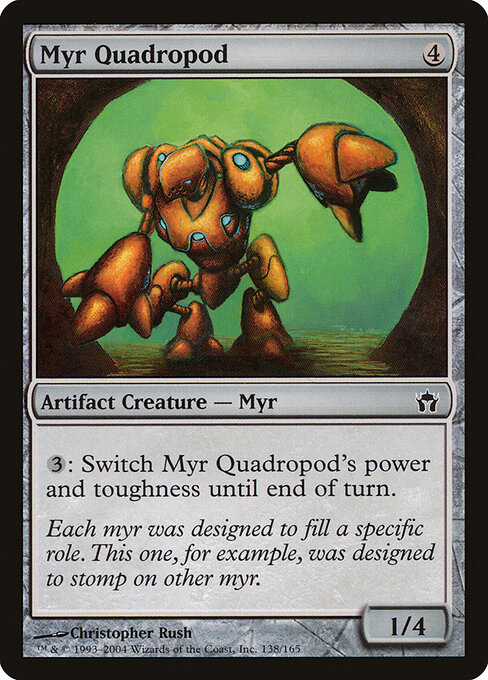 Myr Quadropod - Fifth Dawn Magic card