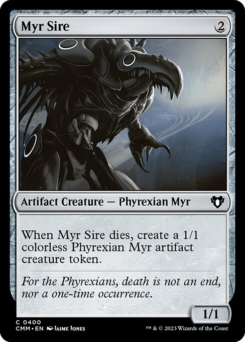 Myr Sire - Commander Masters Magic card