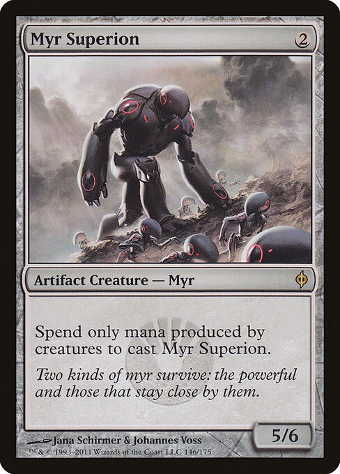 Myr Superion - New Phyrexia Magic card