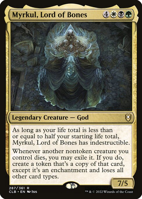 Myrkul, Lord of Bones - Commander Legends: Battle for Baldur's Gate Magic card