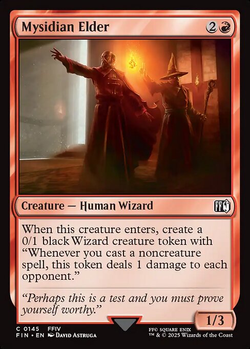 Mysidian Elder - Final Fantasy Magic card