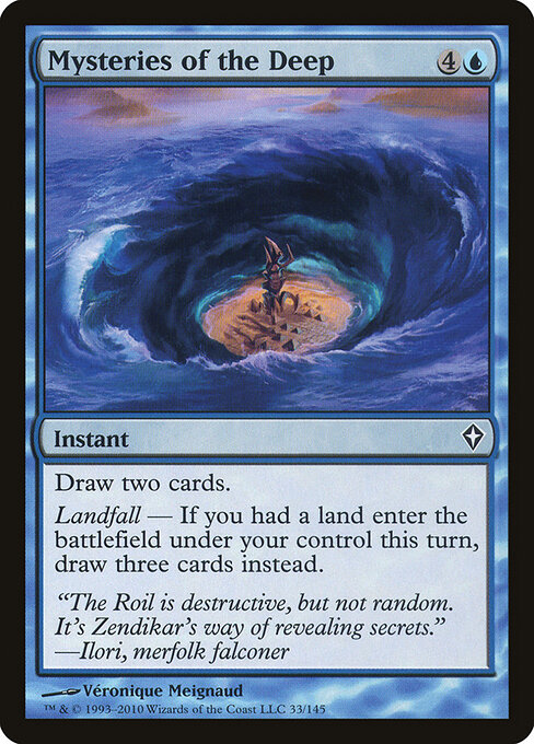 Mysteries of the Deep - Worldwake Magic card