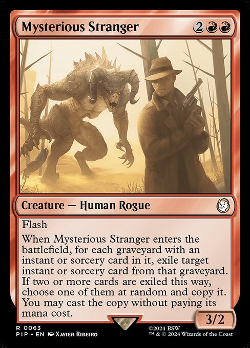 Mysterious Stranger - Fallout Magic card