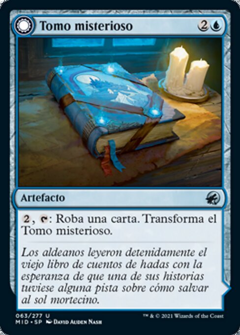 Mysterious Tome // Chilling Chronicle - Innistrad: Midnight Hunt (#63) - Illustrated by David Auden Nash - Magic: The Gathering Card