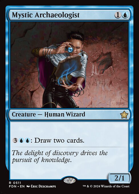 Mystic Archaeologist - Foundations Magic card