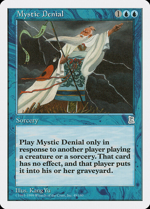 Mystic Denial - Portal Three Kingdoms Magic card