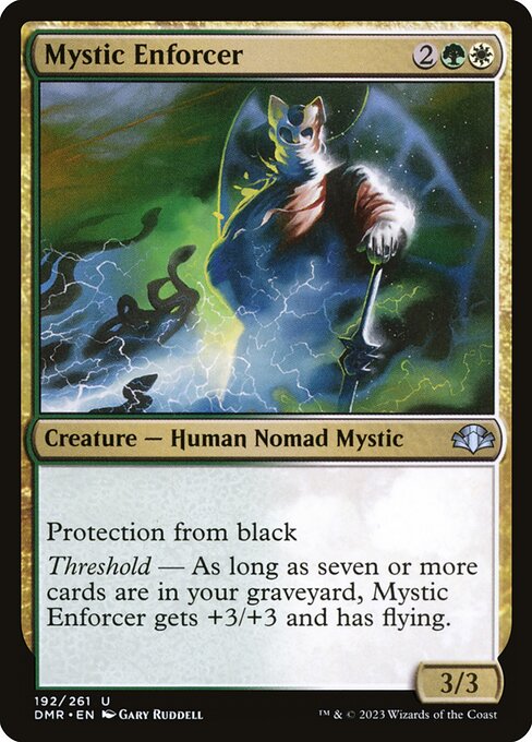 Oppressore Mistico (Mystic Enforcer) - Dominaria Remastered (#192) - Illustrated by Gary Ruddell - Magic: The Gathering Card