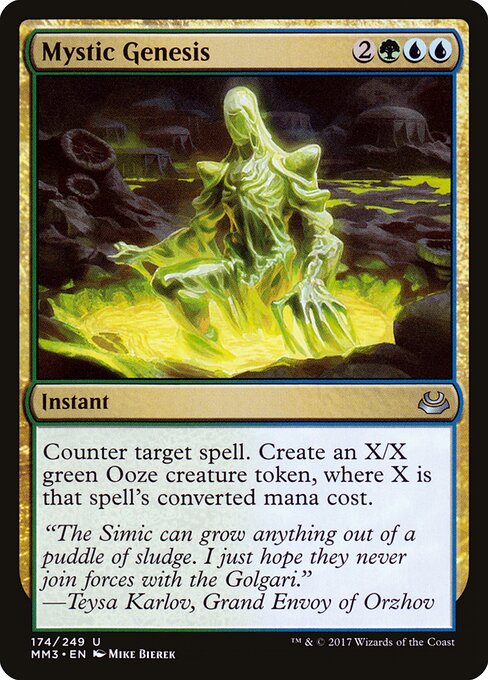 Mystic Genesis - Modern Masters 2017 Magic card