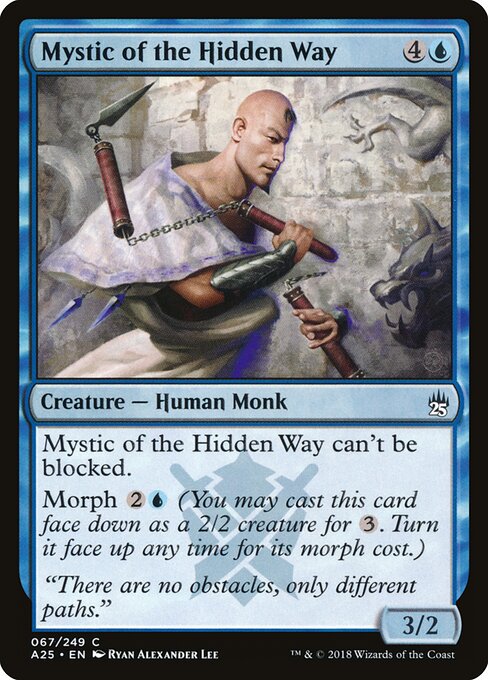 Mystic of the Hidden Way - Masters 25 Magic card