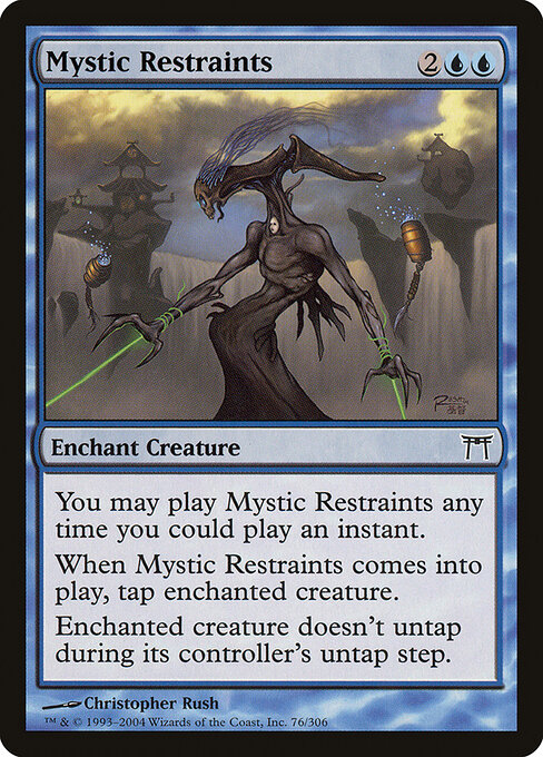 Mystic Restraints - Champions of Kamigawa Magic card
