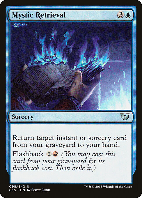 Mystische Wiederfindung (Mystic Retrieval) - Commander 2015 (#98) - Illustrated by Scott Chou - Magic: The Gathering Card