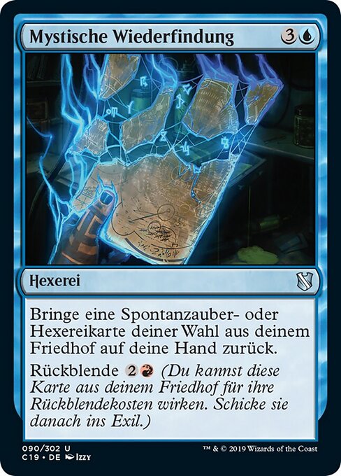 Recupero Mistico (Mystic Retrieval) - Commander 2019 (#90) - Illustrated by Izzy - Magic: The Gathering Card