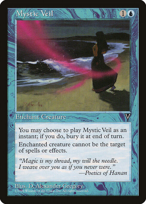 Mystic Veil - Visions Magic card
