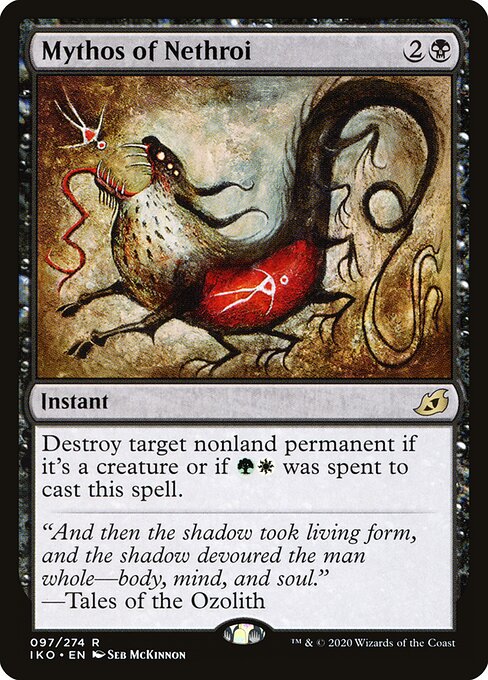 Mythos of Nethroi - Ikoria: Lair of Behemoths Magic card