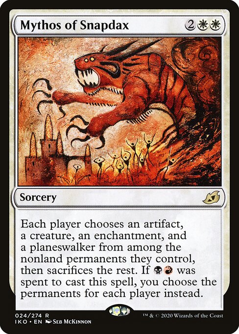 Mythos of Snapdax - Ikoria: Lair of Behemoths Magic card