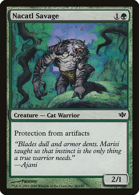 Nacatl Savage - Conflux Magic card