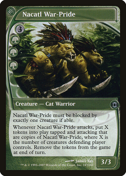 Nacatl War-Pride - Future Sight Magic card
