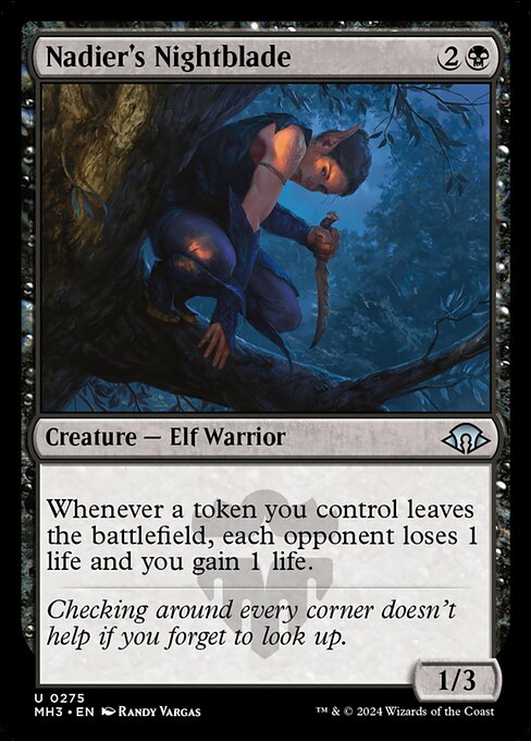 Nadier's Nightblade - Modern Horizons 3 Magic card